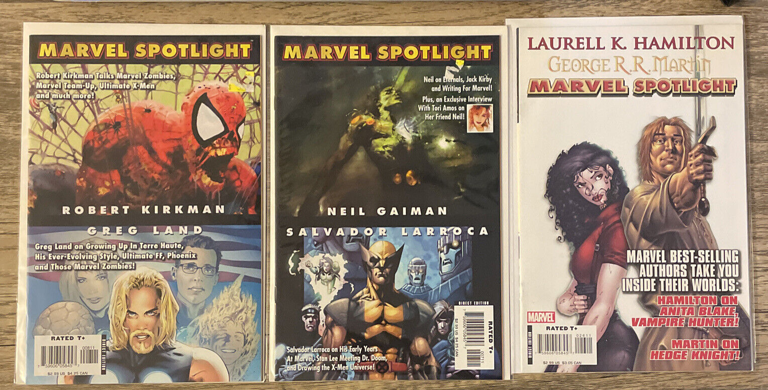 Marvel Spotlight: lot of 3.  Marvel Zombies/Wolverine/Thor/Vampire.     C04