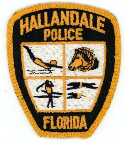 FLORIDA FL HALLANDALE POLICE NICE SHOULDER PATCH SHERIFF