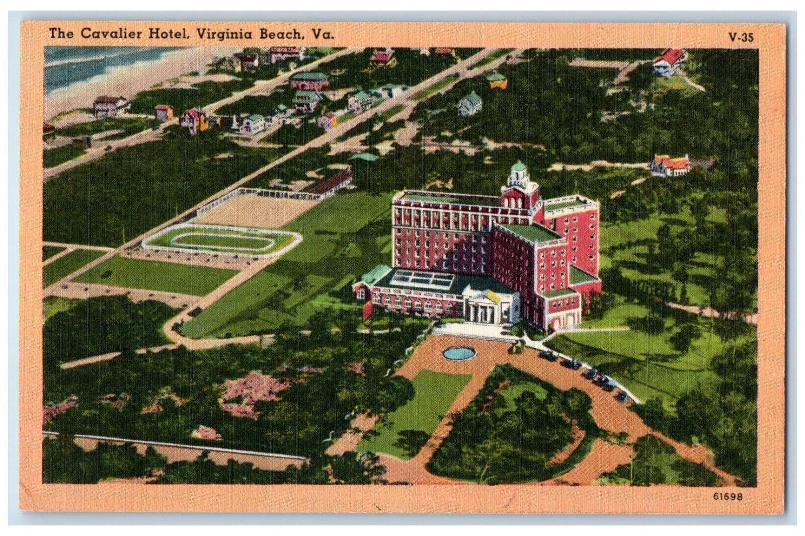 c1950s The Cavalier Hotel, Virginia Beach VA Vintage Unposted Postcard