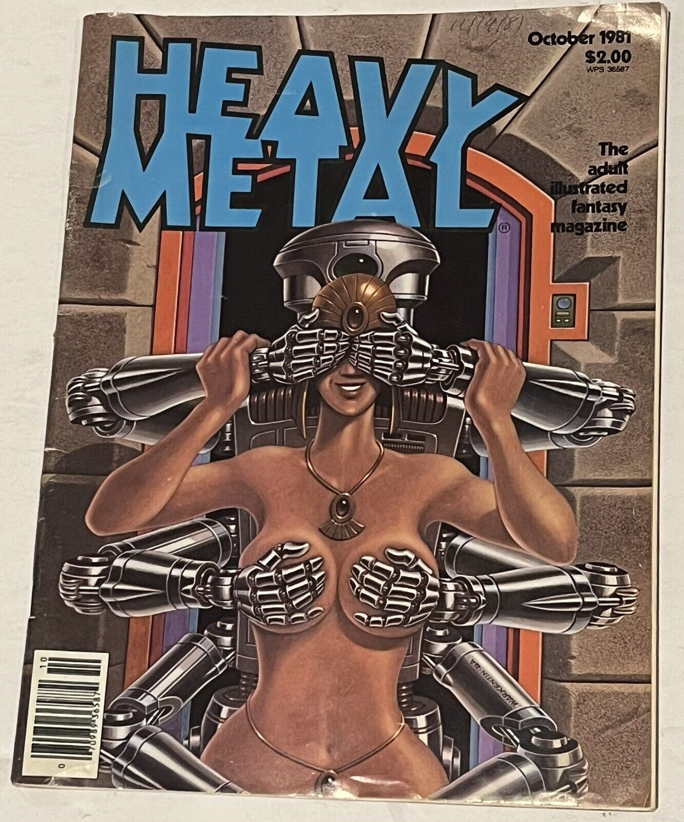 Heavy Metal Magazine October 1981 Corben Steranko Vintage Adult Fantasy