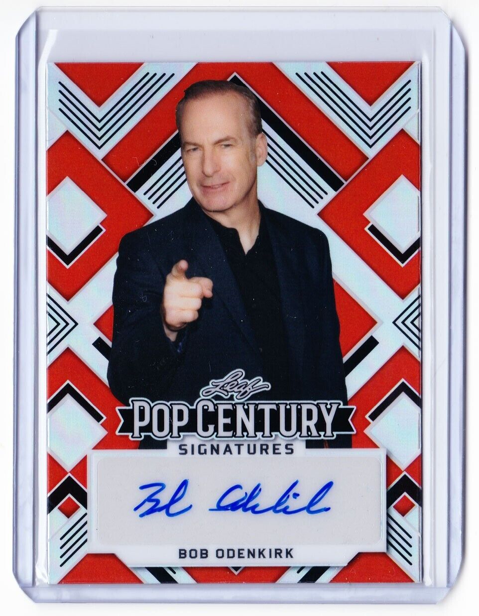 Bob Odenkirk 2022 Leaf Pop Century Auto Card 5/5  Breaking Bad Better Call Saul
