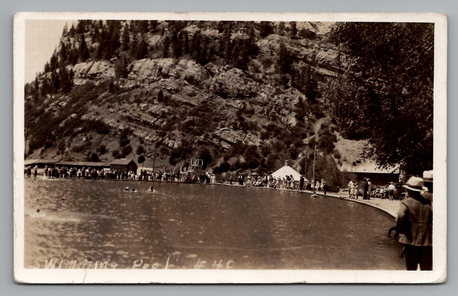 RPPC Ouray Colorado Hot Springs Swimming Pool Uncompahgre Valley Unposted