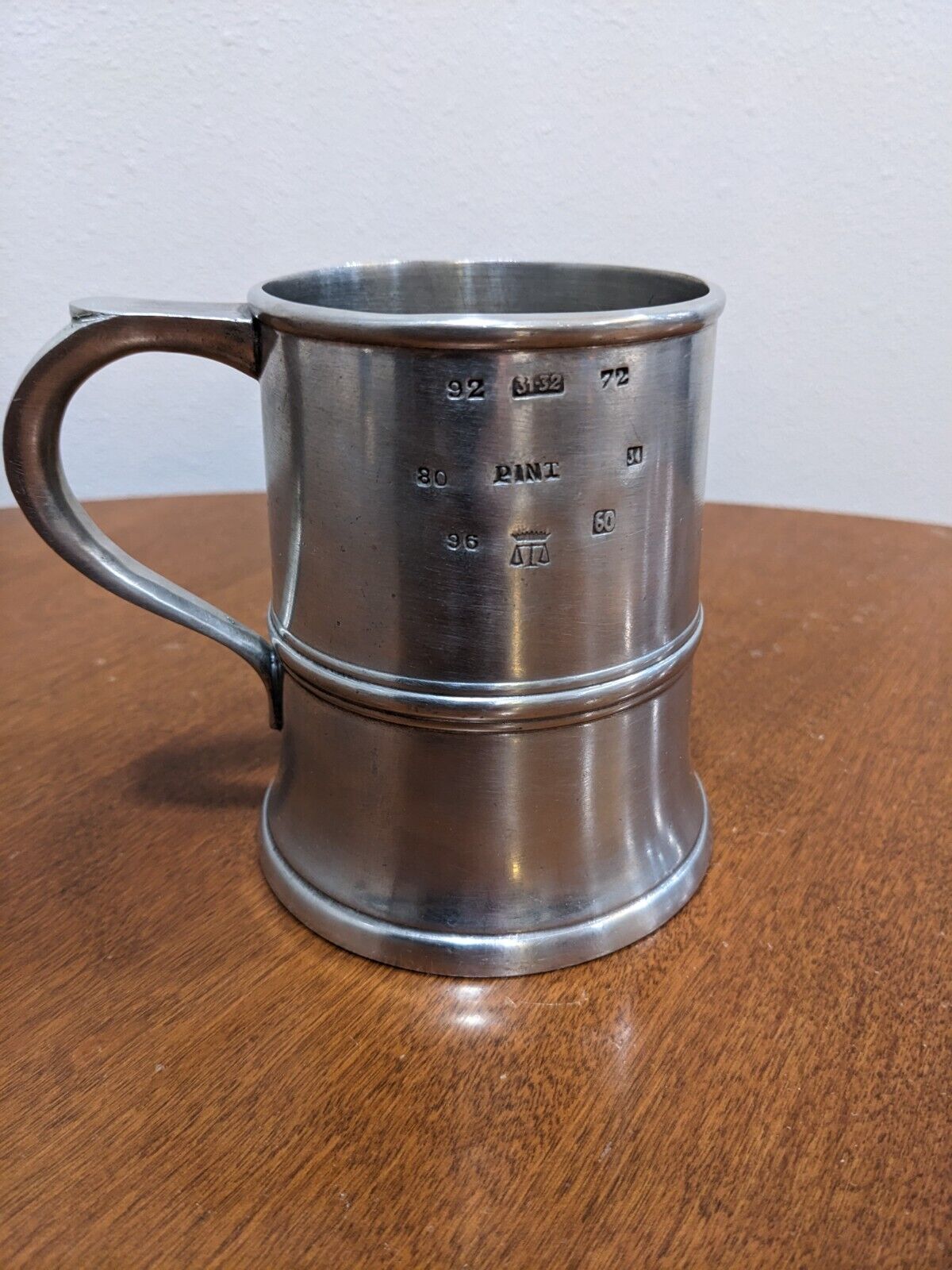 Made in Italy - Tankard Pint Beer Mug by MATCH PEWTER Handmade
