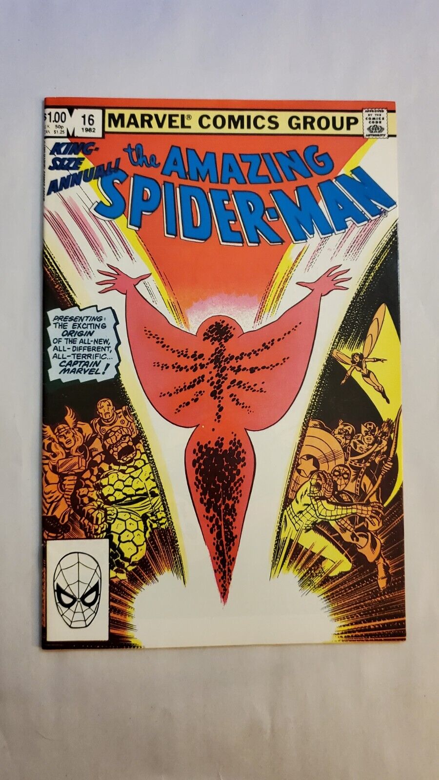 Amazing Spider-Man #16 Annual 1982 Marvel Comics 1st New Captain Marvel 8.0/8.5