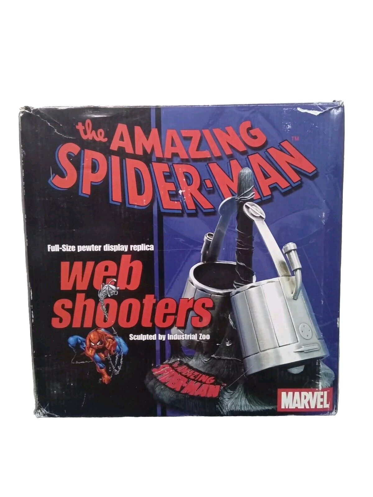 Spider-man Web Shooter Comic Prop Replica Full Size Pewter - Needs Repair