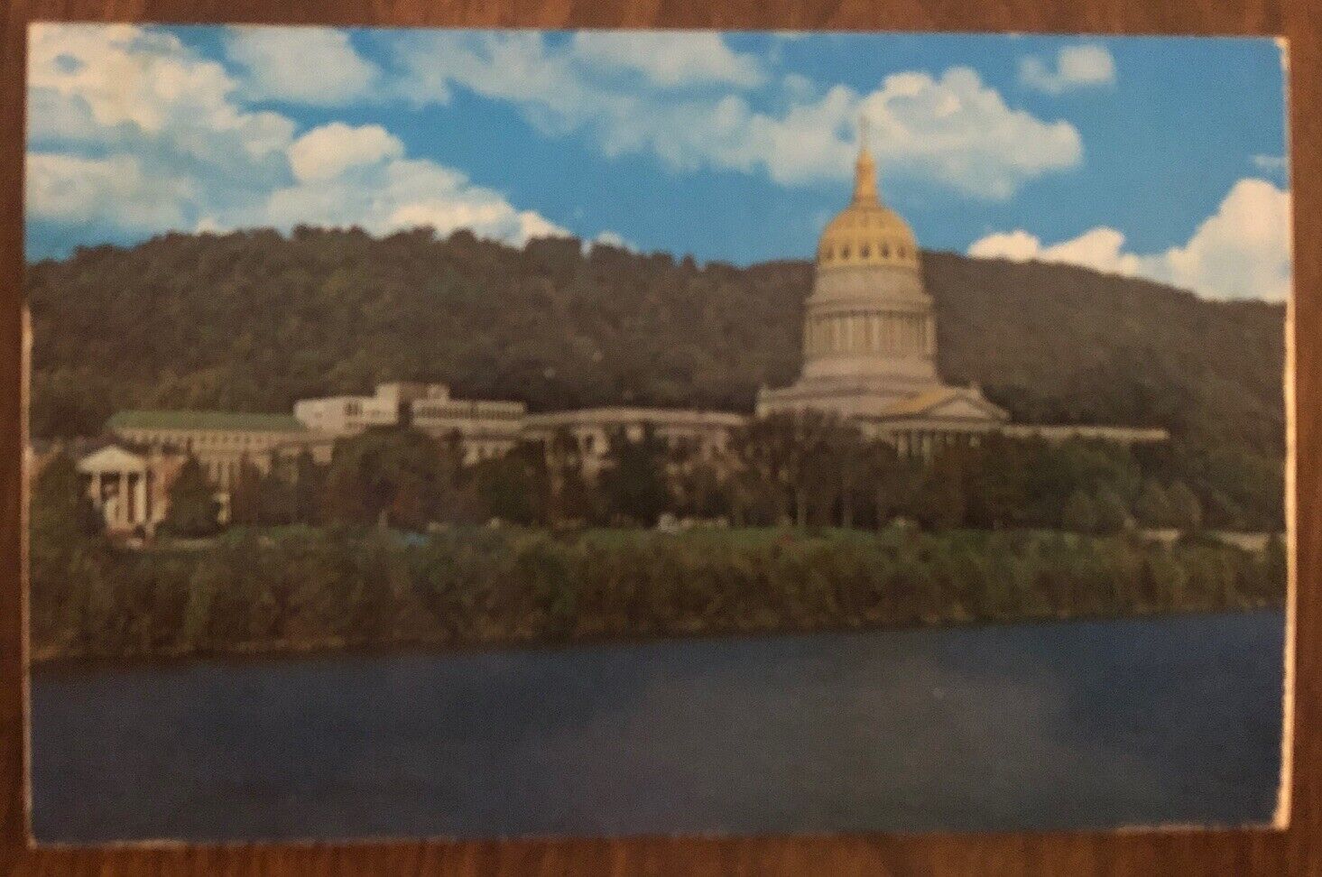 Lithograph Postcard West Va State Capitol Complex, Charleston, West Virginia