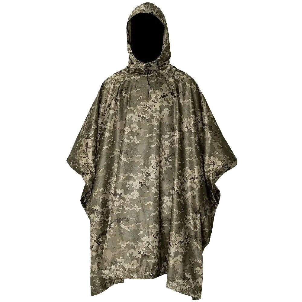 Raincoat tent with eyelets. Raincoat poncho for military, tactical raincoat FK-5