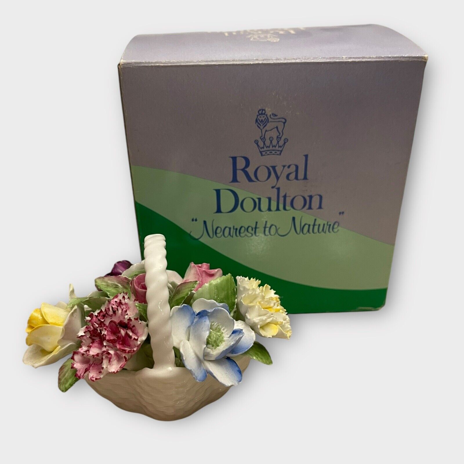 Royal Doulton Nearest Nature Floral Collection Basket