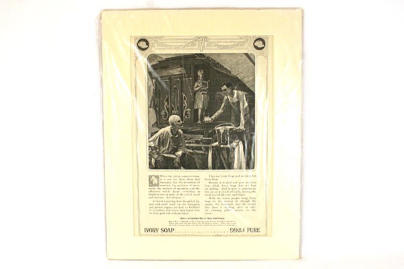 Antique Original Ivory Soap Magazine Advertisement April 1913 Matted
