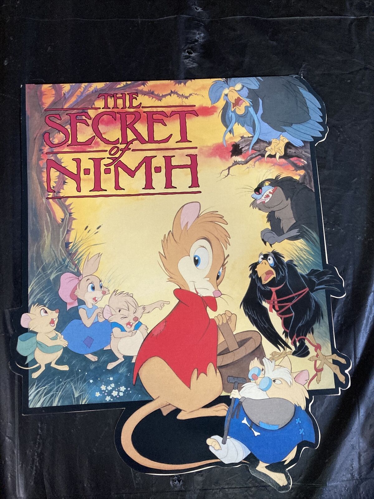 The Secret Of Nimh Video Store Display 1983 9 3/8x11 3/4