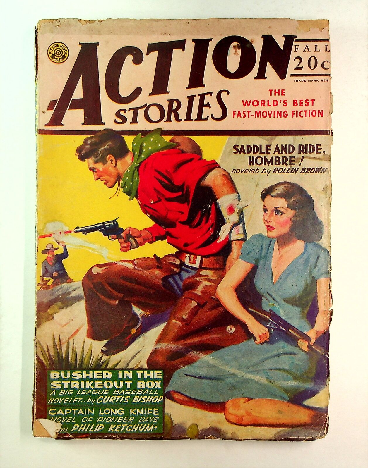 Action Stories Pulp Sep 1944 Vol. 17 #9 GD