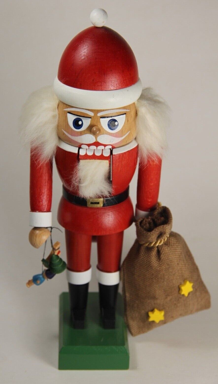 KWO Germany Old World Christmas Nutcracker Santa Toys Bag
