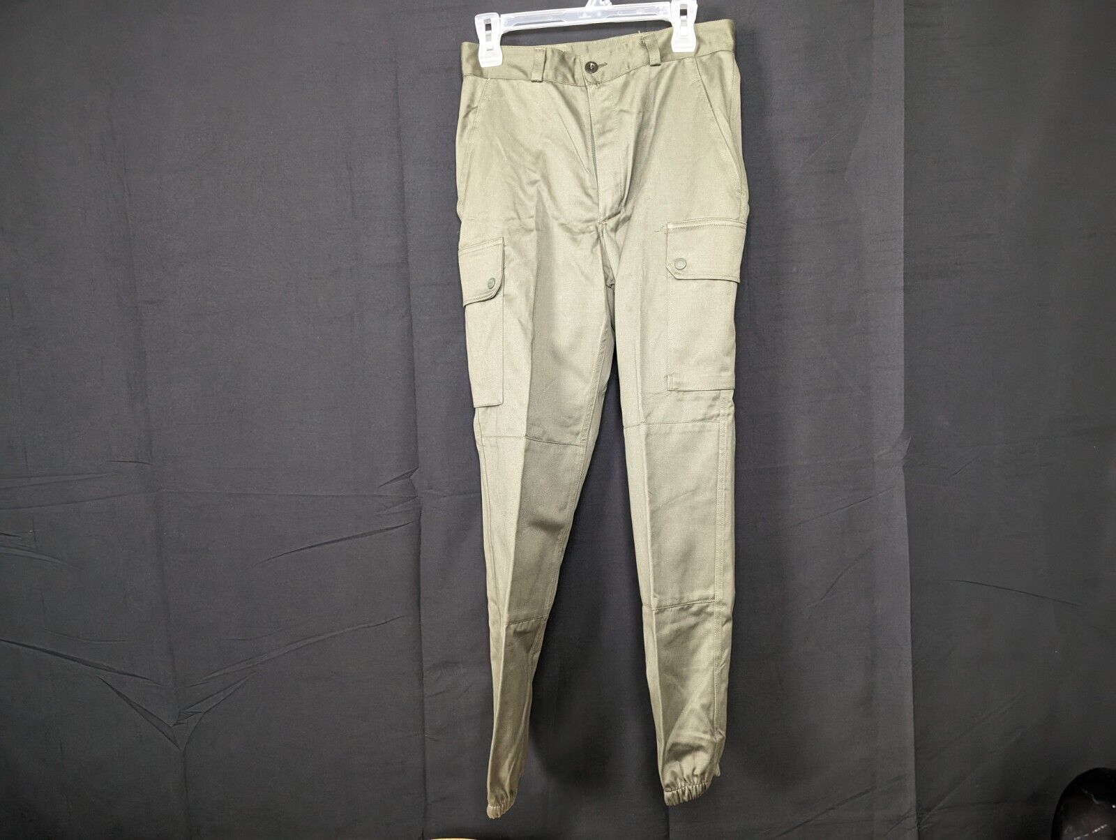 French Military F1 Cargo Pants SIZE 76L 30x28 Vintage NOS Uniform Deadstock 