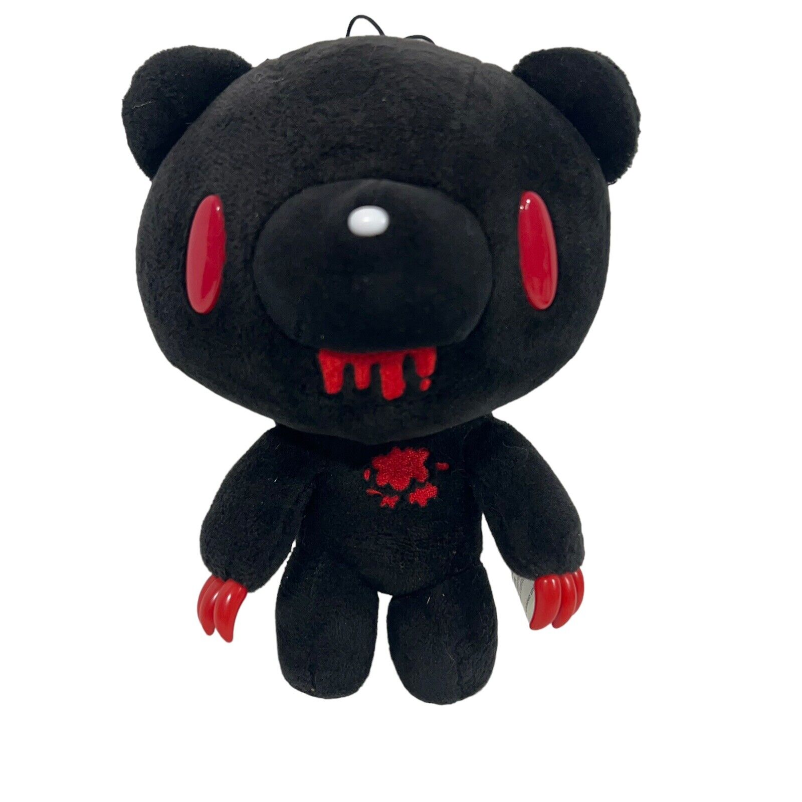 Gloomy Bear Black & Red Plush Toy Gothic