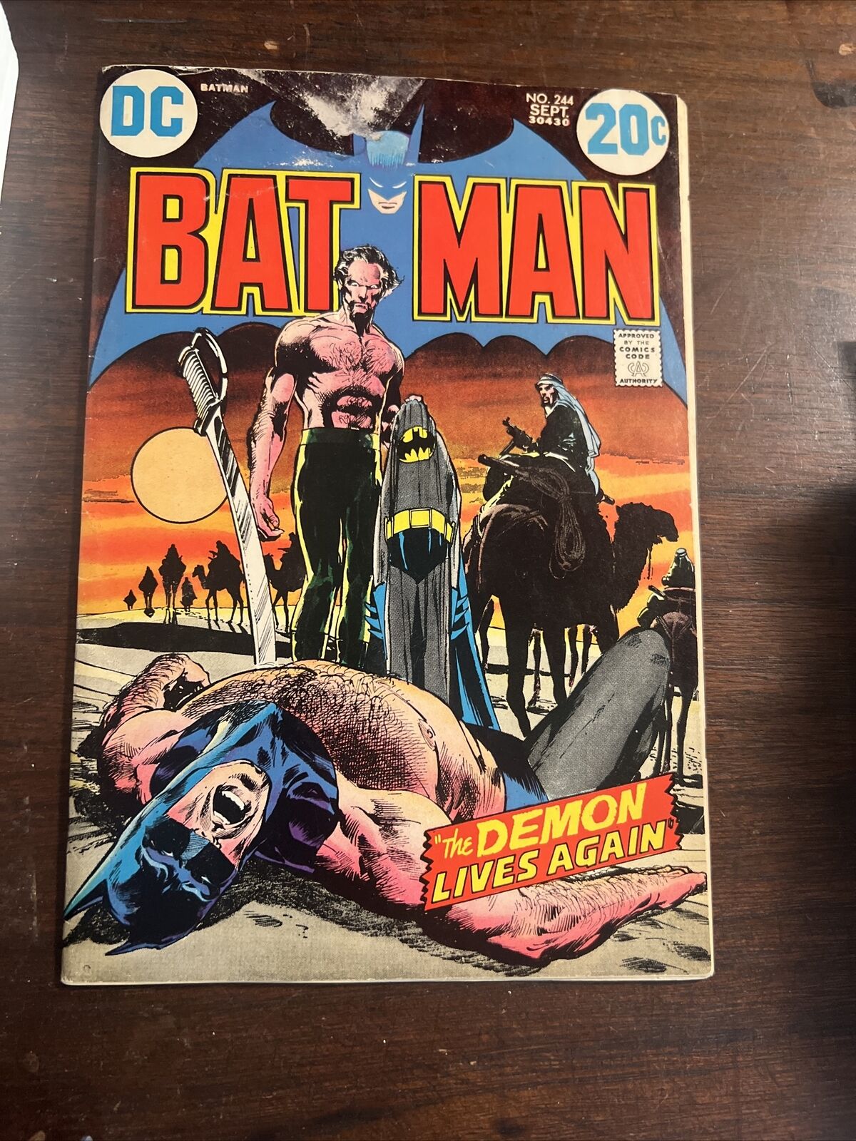 Batman #244 Classic Cover Neal Adams DC Comic 1972