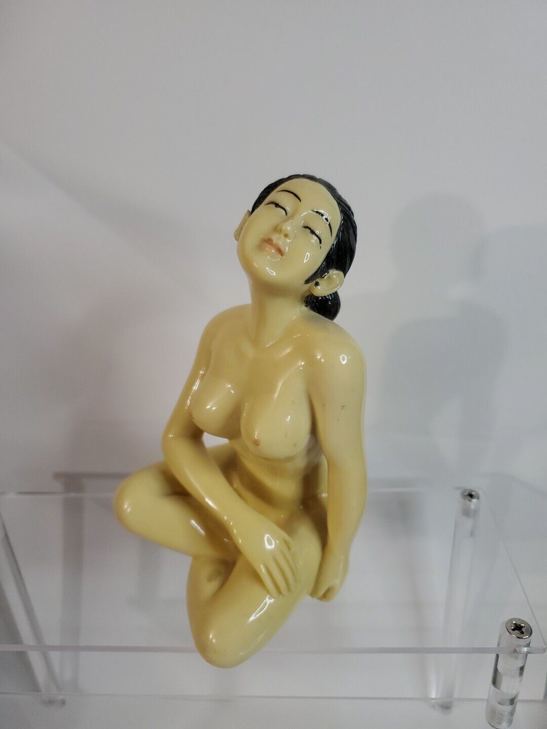 Vintage Nude Naked Japan Geisha Statue Very Detailed Hand Painted 6\