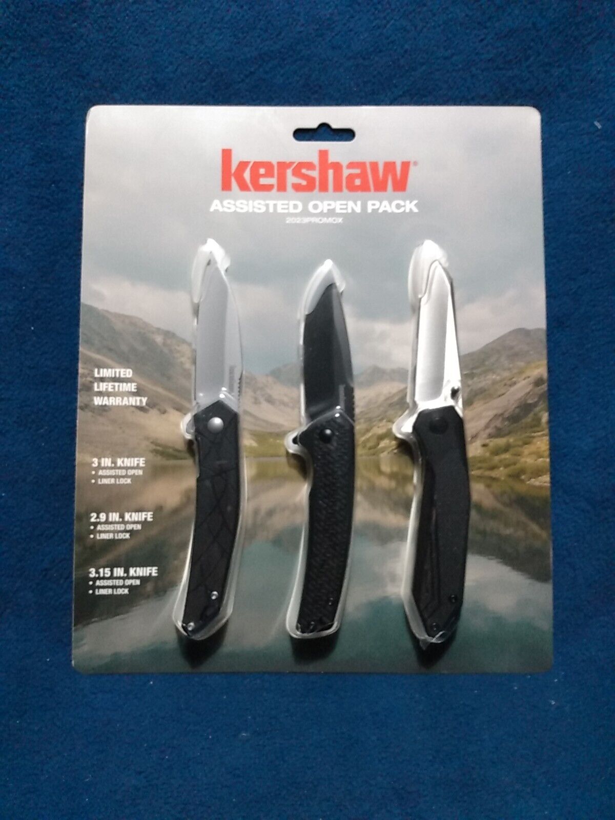 Kershaw Assisted Open 3-Pack Brand New See Pics 👍 3 Inch, 2.9 Inch, 3.15 In.