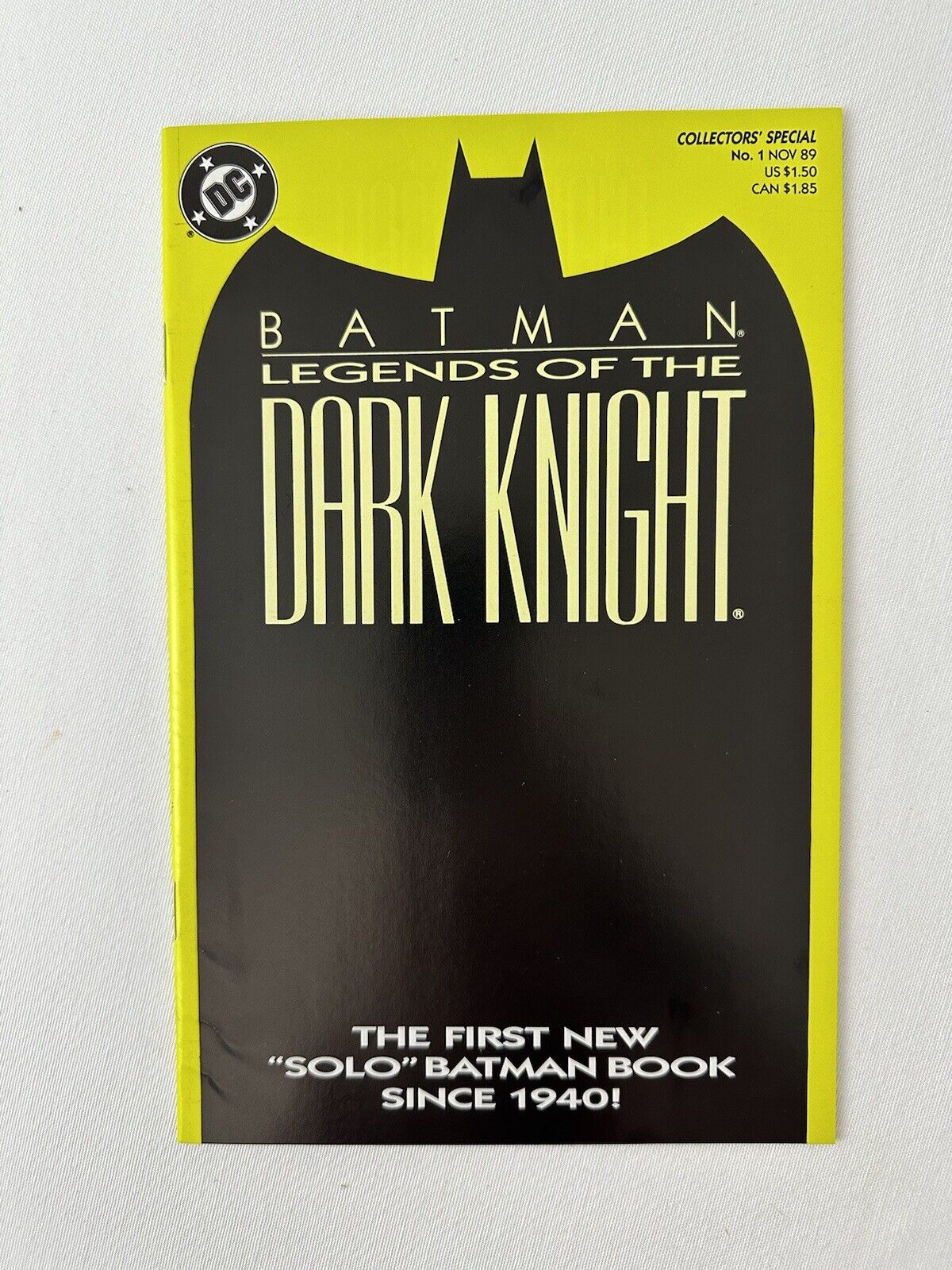 Batman: Legends of the Dark Knight #1 | Yellow Variant | DC Comics | 1989