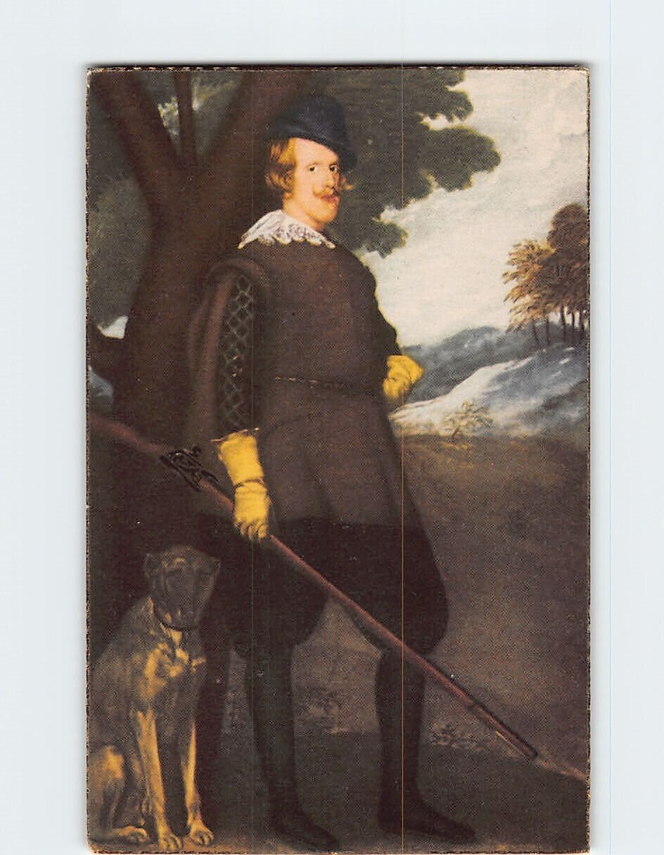 Postcard King Philip IV as a Huntsman by Diego Velázquez