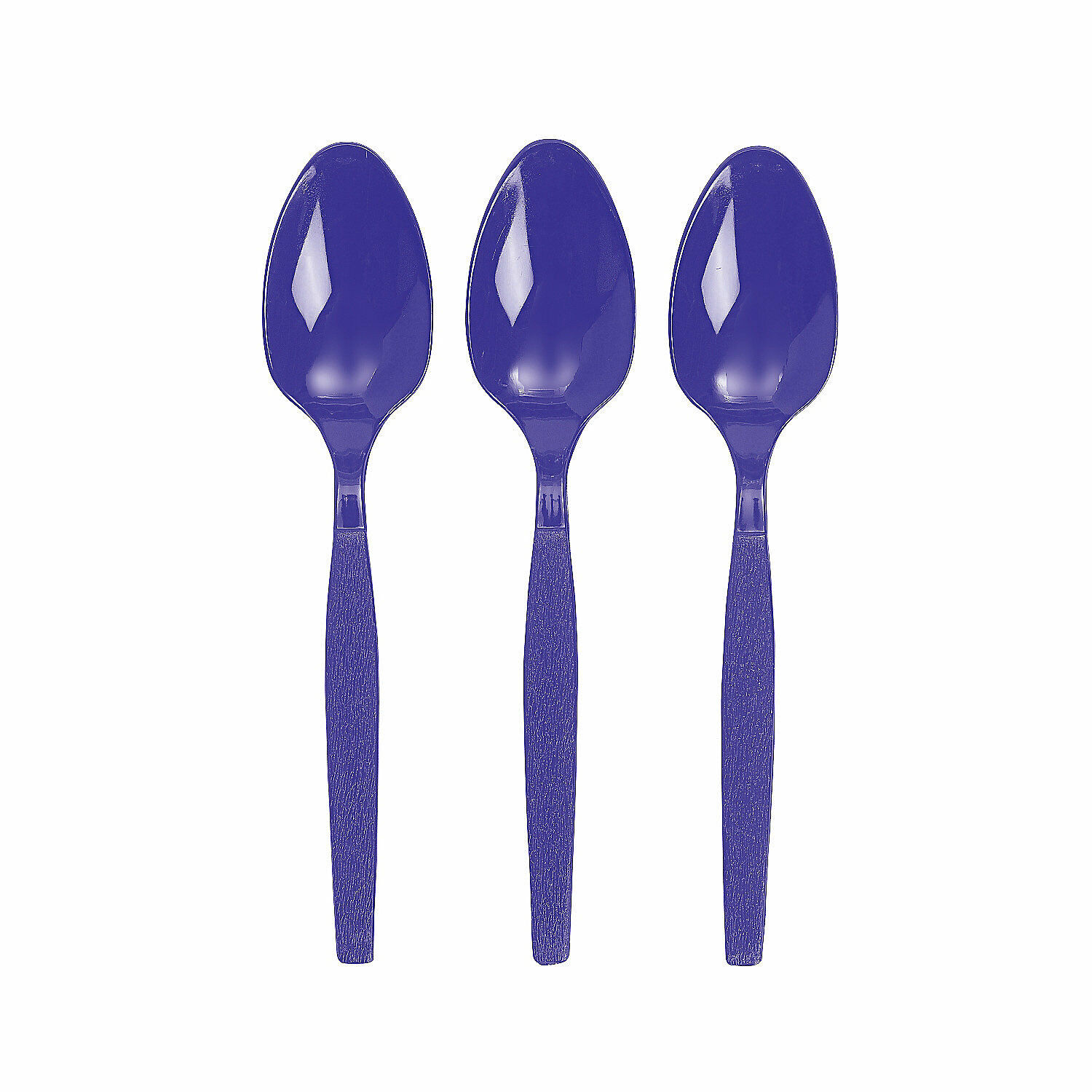 Bulk Purple Plastic Spoons, Party Supplies, 50 Pieces