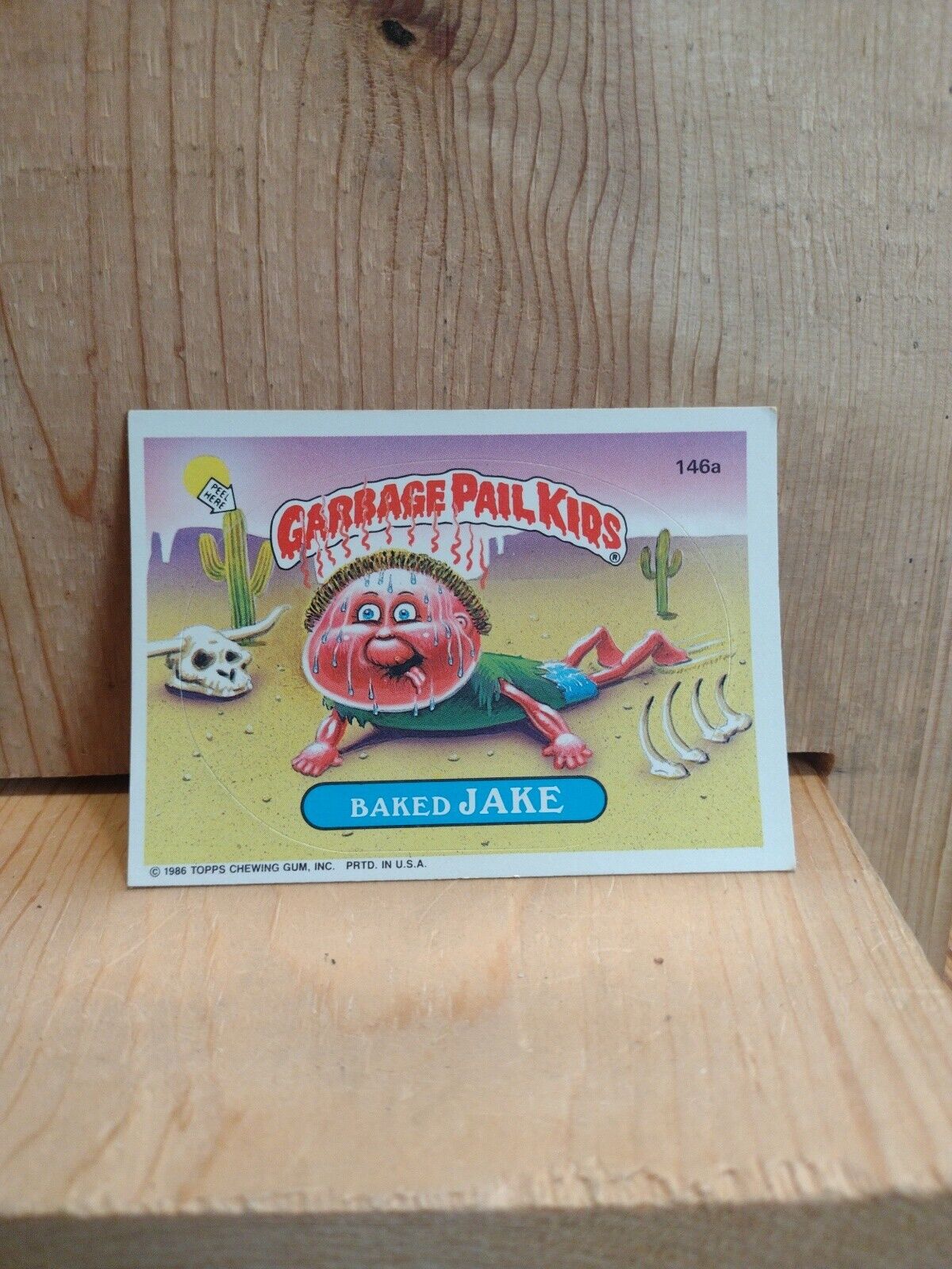 1986 Garbage Pail Kids #146a BAKED JAKE.    Box89