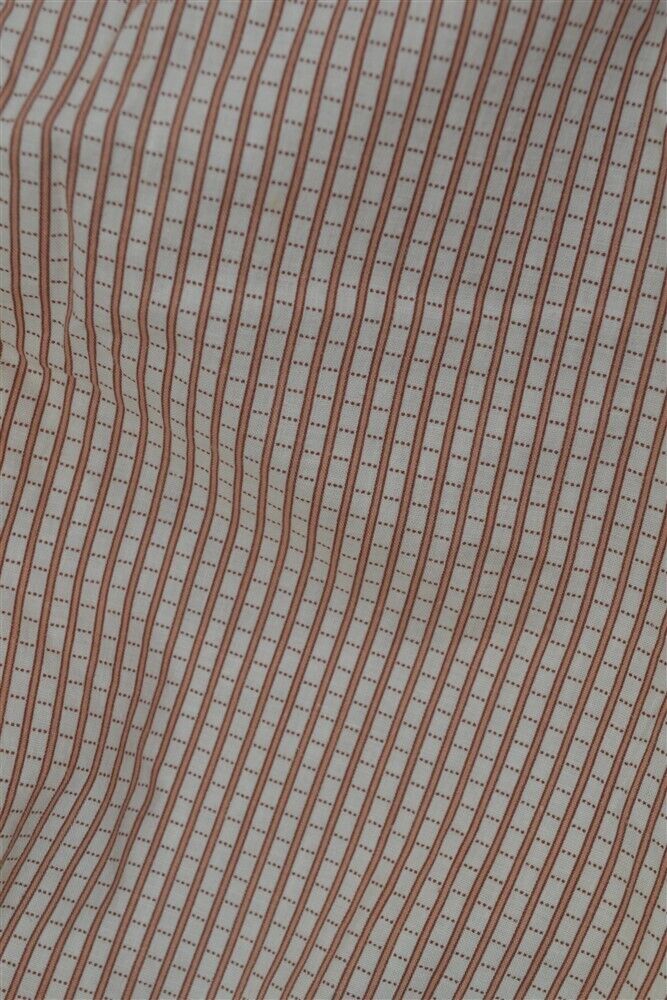 antique fabric beige white check yards 32x3.75 yd cotton old/new 1800s  original