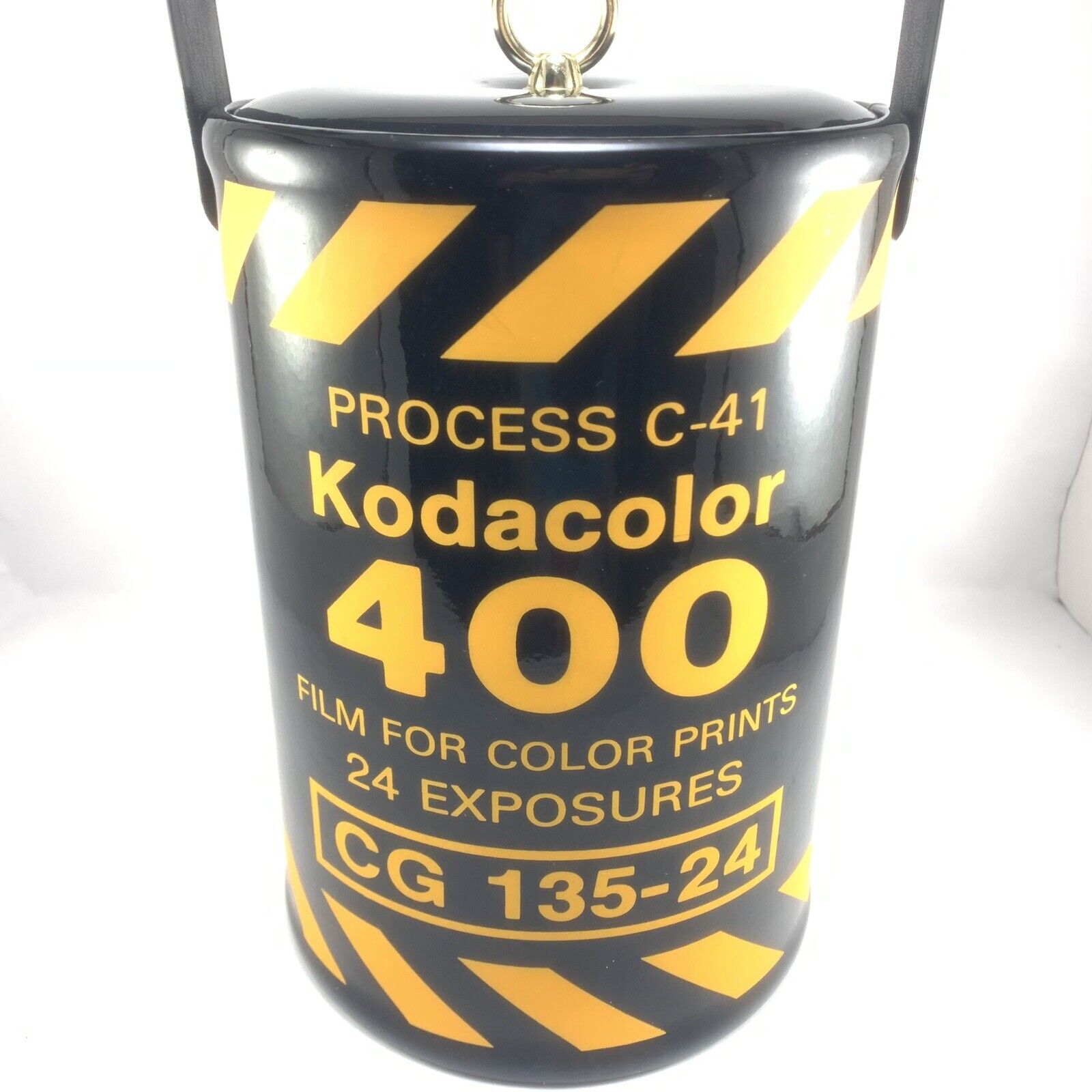 Vtg Kodak C 41 Kodacolor 400 Film Roll Canister Ice Bucket Employee Swag