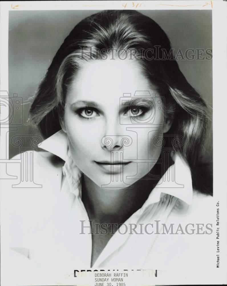 1985 Press Photo Actress Deborah Raffin - kfp07828