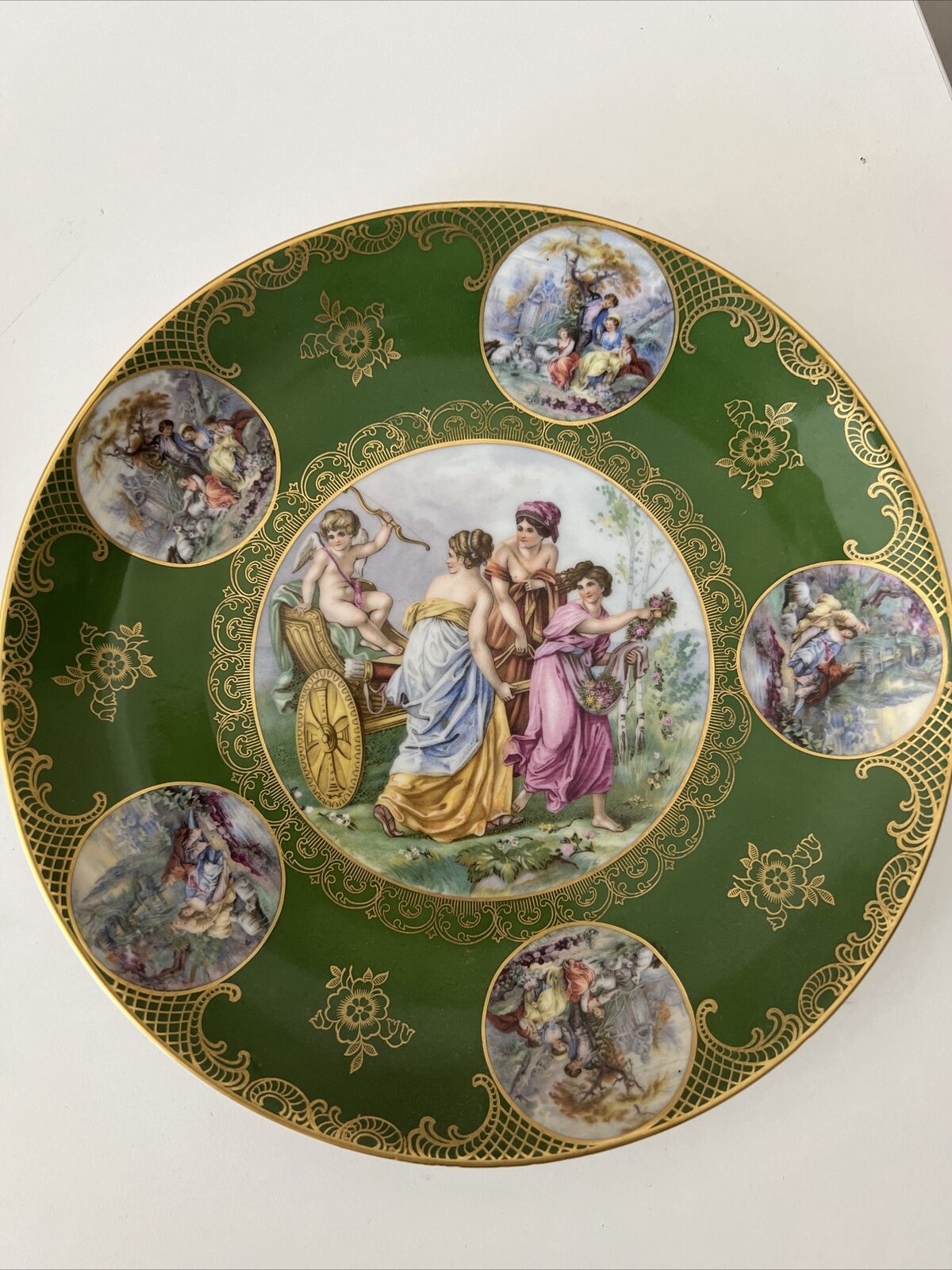Decorative Plate, Antique, German Bavaria
