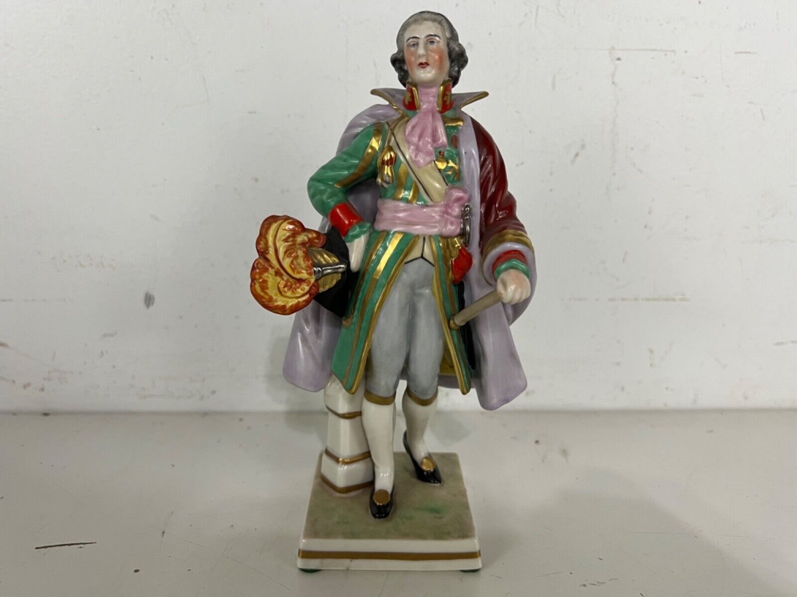 Vintage Frankenthal Wessel German Porcelain George Washington #1783 Figurine
