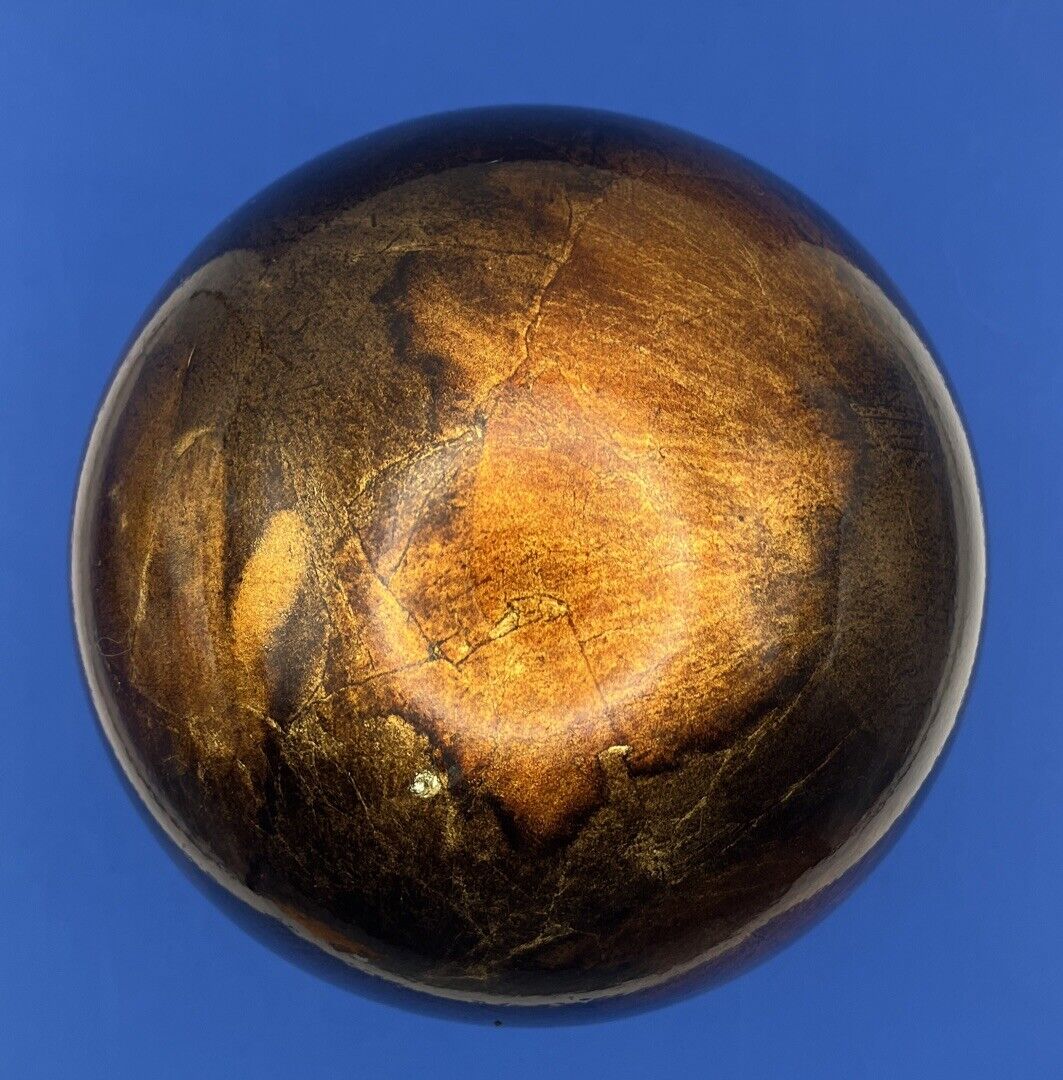 Beautiful Large Cooper Glazed Ball