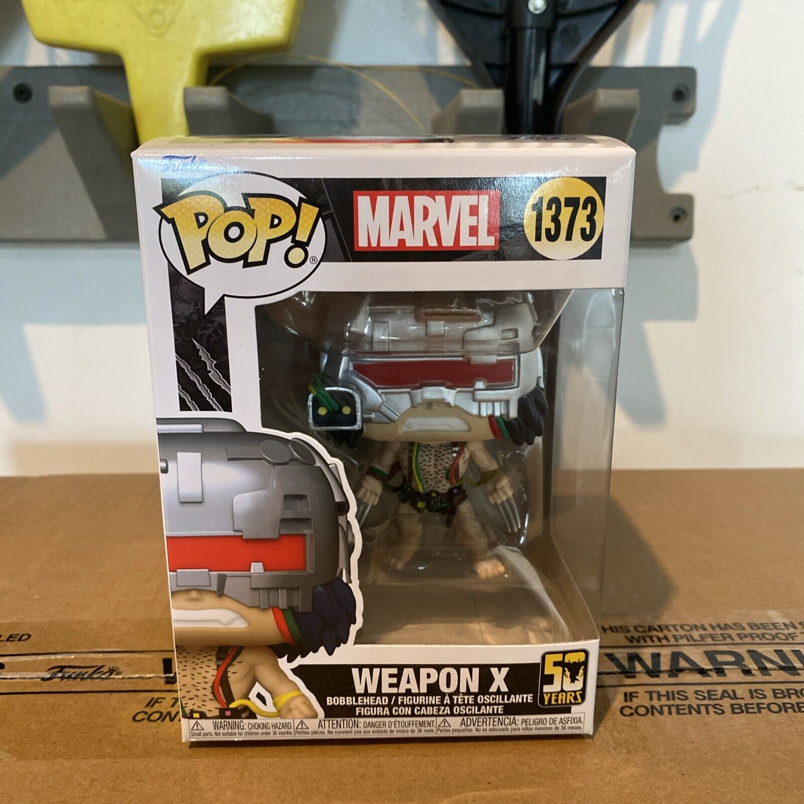 Funko Pop Marvel: Wolverine 50th Anniversary - Weapon X #1373 *Free shipping*