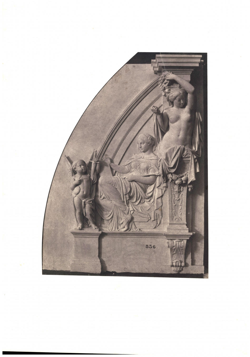 Baldus, Reunion des Tuileries at the Louvre. 1852 - 1857 Vintage Print, Lefuel Comma