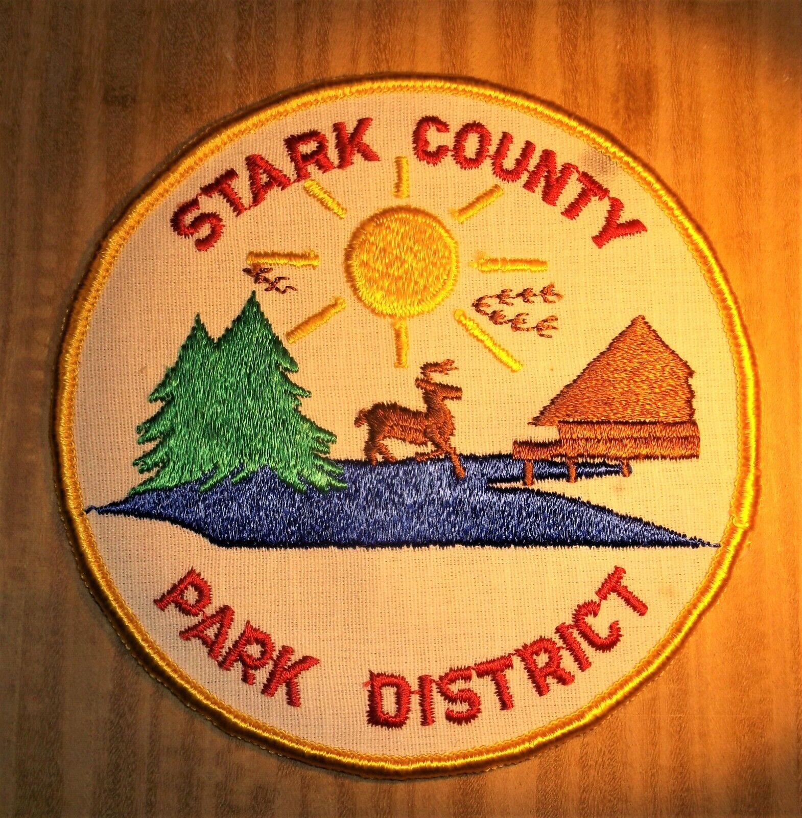 GEMSCO NOS Vintage Patch STARK COUNTY PARK DISTRICT & Erie Canalway OH - 1980