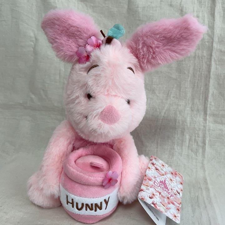 Disney Store Japan Winnie the pooh Piglet Plush SAKURA New gift F/S