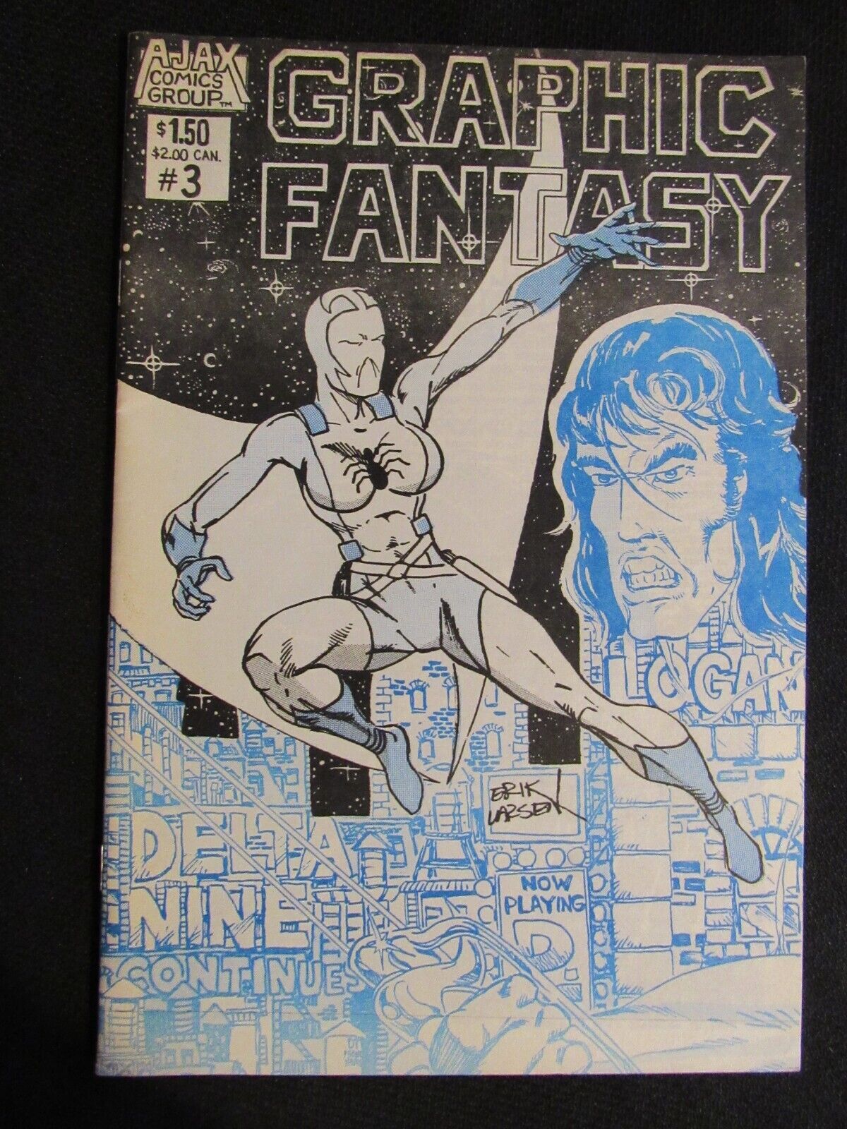 Graphic Fantasy #3 (1983) Ajax Comics Rare Early Savage Dragon Signed VF PX599
