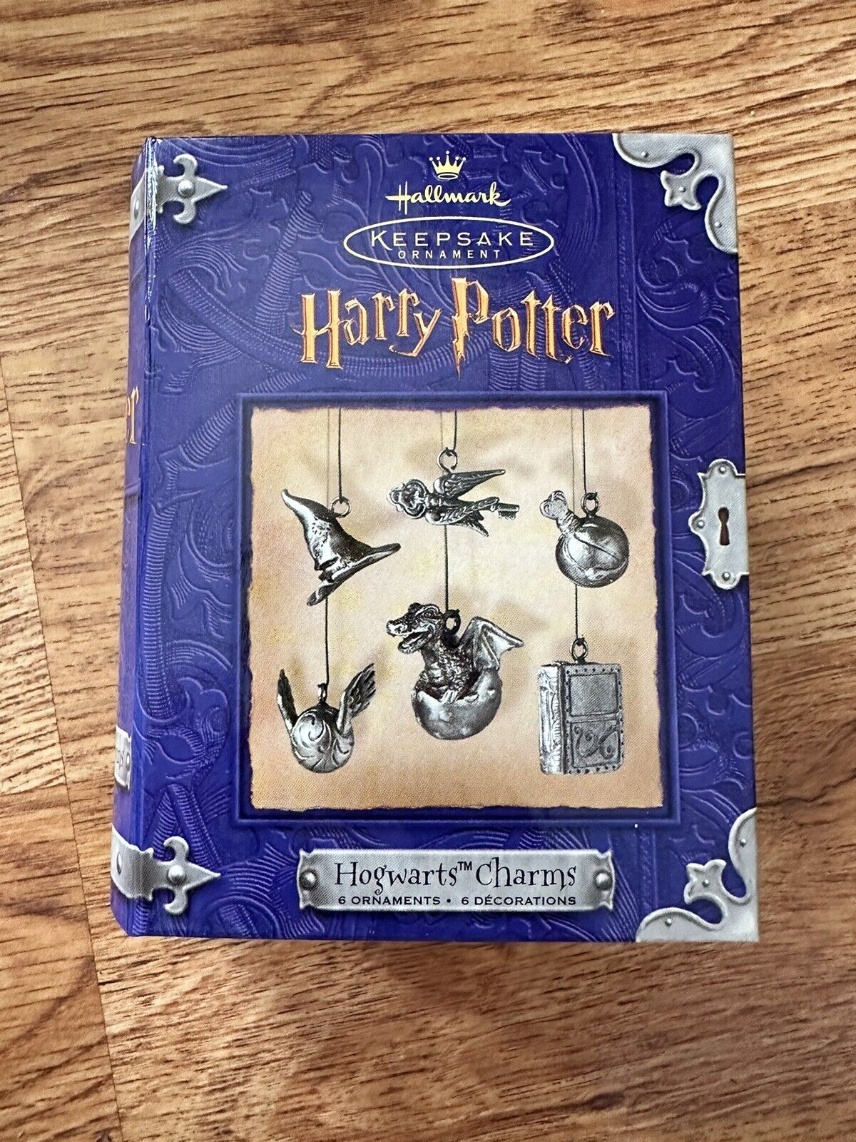 Hallmark Keepsake Ornament Harry Potter Pewter Hogwarts Charms