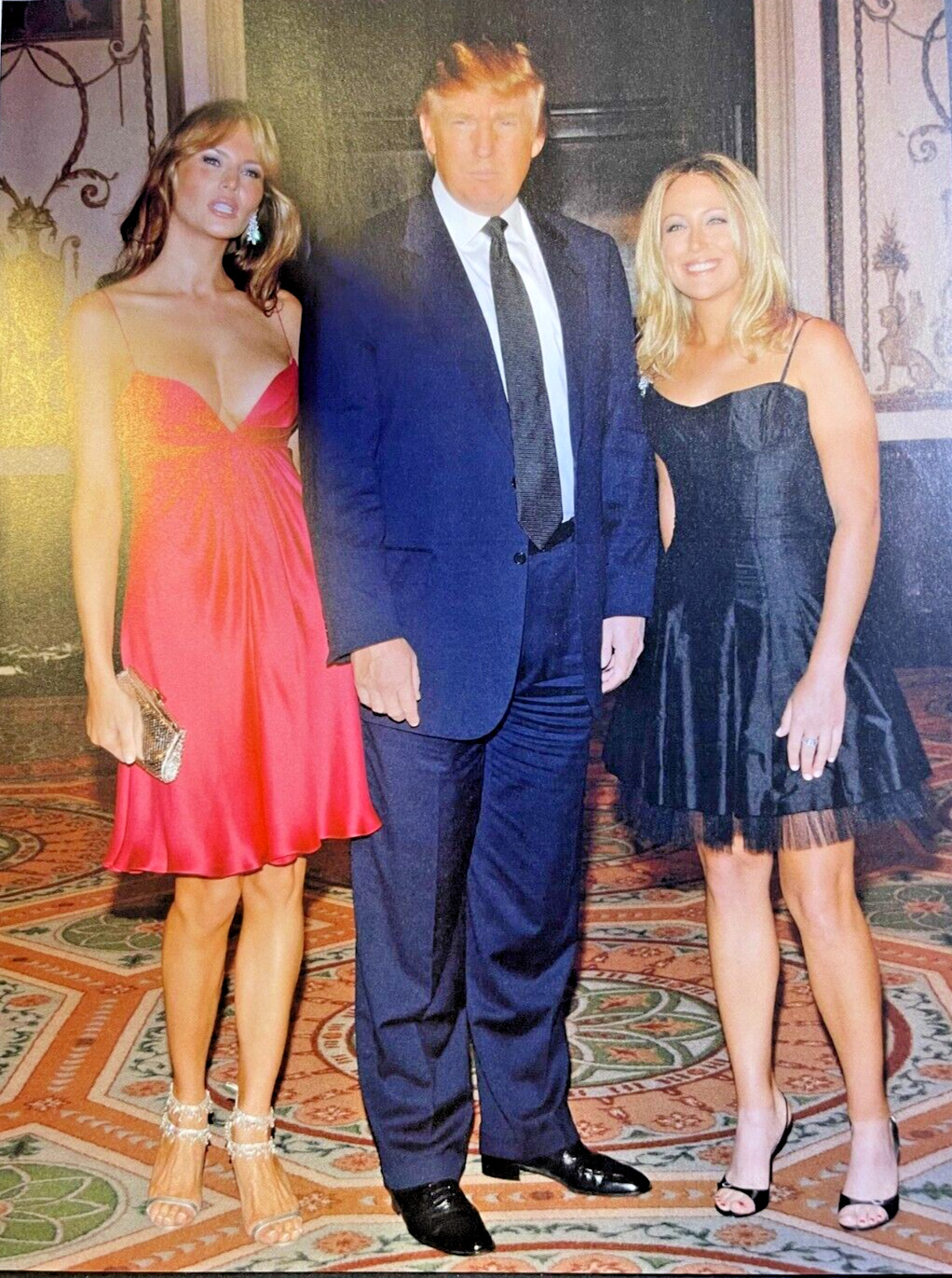2017 Magazine Illustration Donald Trump With Melania Trump & Christie Kerr