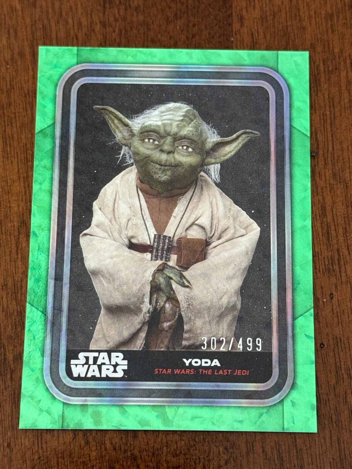 2023 Topps Star Wars Flagship - Yoda - #90 Green Foil Parallel /499