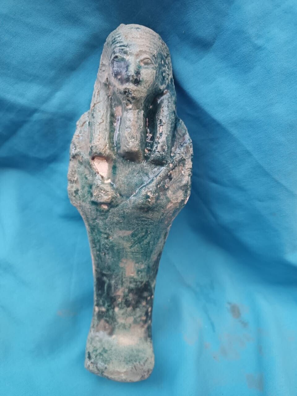 Rare ancient Egyptian antiquities Ushabti Statue 22 cm High Pharaonic Stone BC