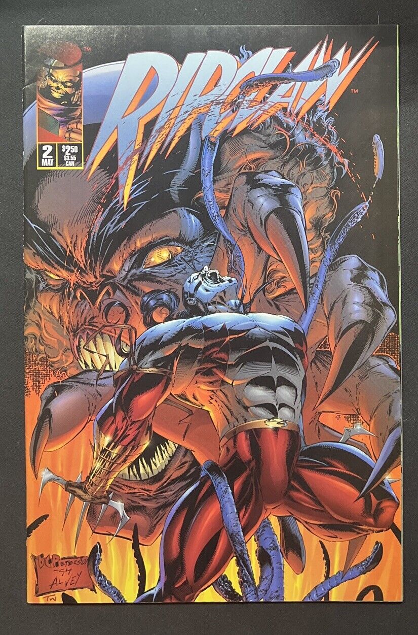 Ripclaw (Apr 1995 series) #2 in Very Fine + condition.