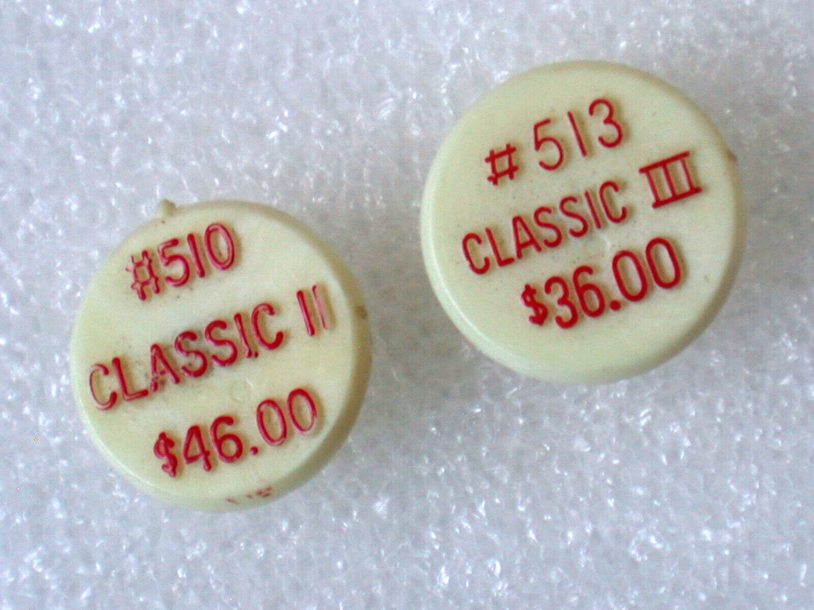 Buck  Price Push Pins (2 Old Style Push Pins) Pins Are New Old Stock (NOS)
