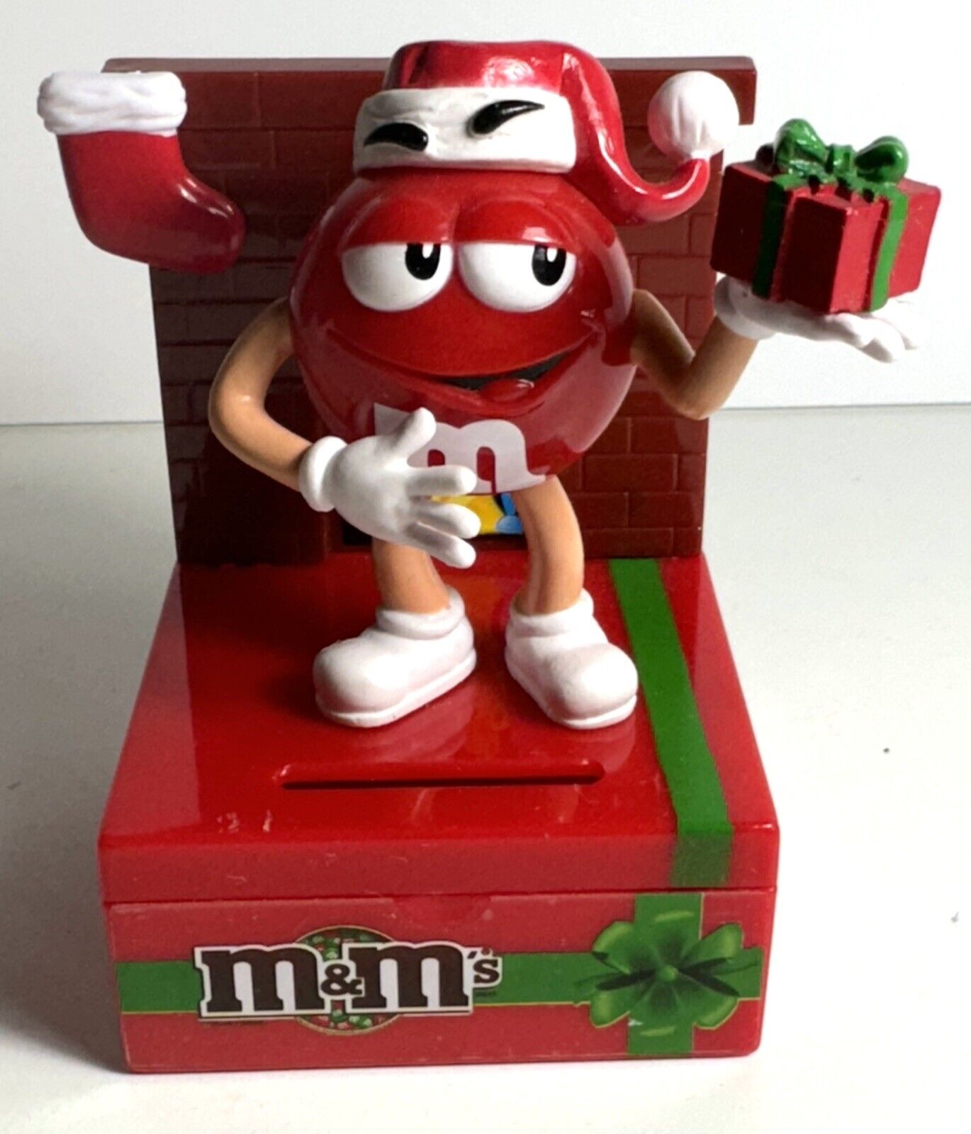 M&M Mars Candy Inc 2010 Christmas Small Plastic Coin Bank