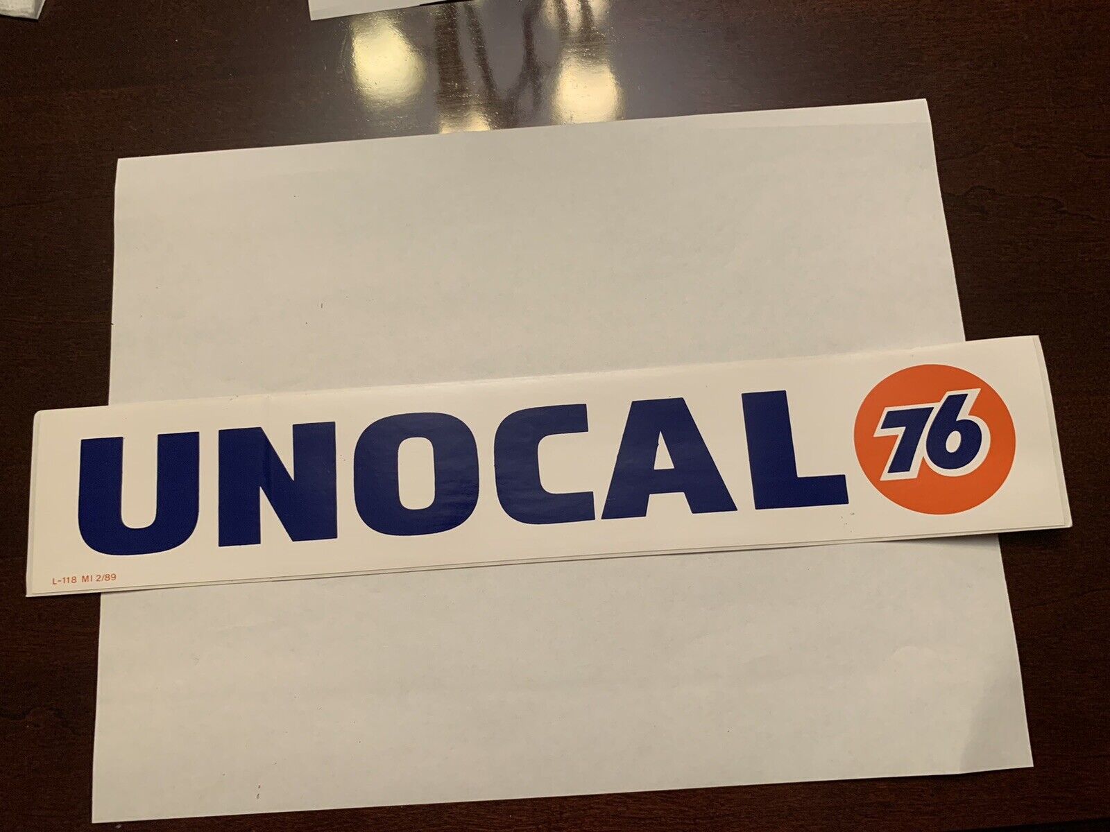 Vintage UNOCAL 76 Decal (1) - Large