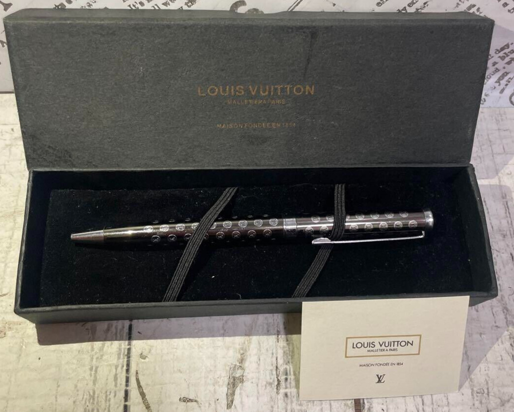 Out of Print Louis Vuitton Ballpoint Pen Vintage Excellent Condition In Box JPN