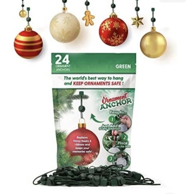 ORNAMENT ANCHOR Hooks for Hanging Christmas Decorations-AS SEEN ON Shark Tank