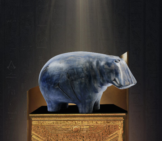 Marvelous Egyptian HIPPOPOTAMUS -made from Real stone - Replica one