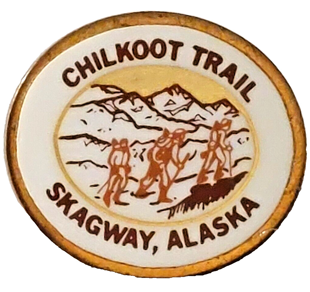 Chilkoot Trail Skagway Alaska Lapel Pin