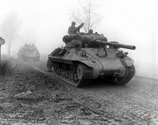 Battle of the Bulge American Tank Destroyers in Belgium 8x10 WWII WW2 Photo 102