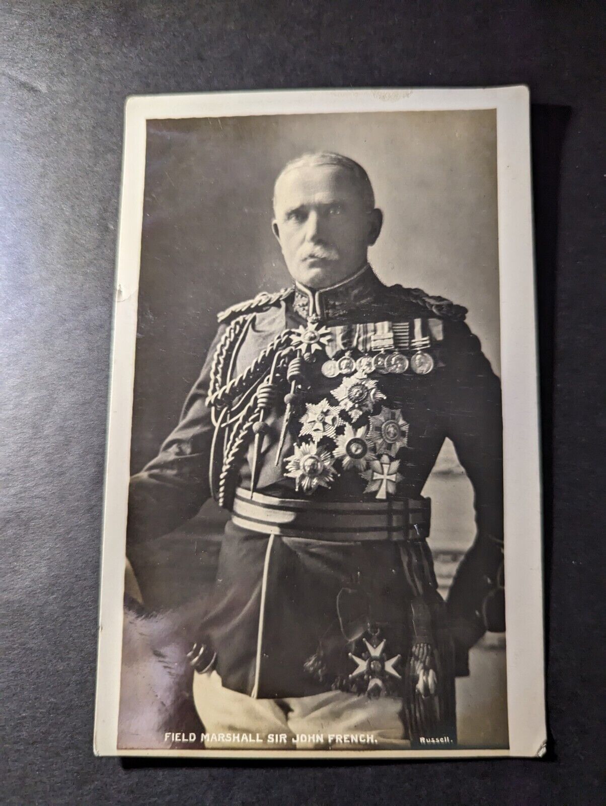 Mint England RPPC Military Portrait Postcard Field Marshall Sir John French